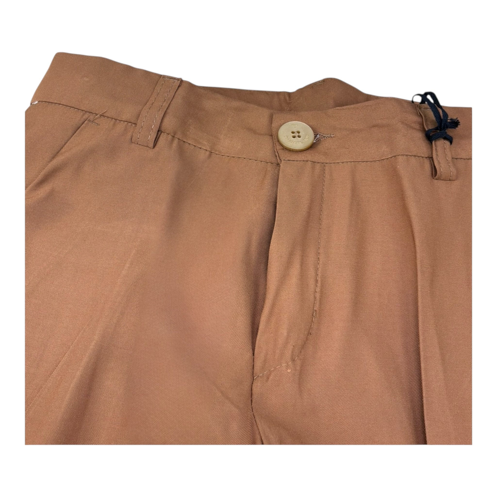 Emanuel Pris Pantalone Tinta Unita con Girovita Regolabile per Bambino EGC6244R MARRONE EMANUEL PRIS 