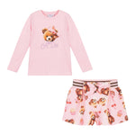 A Dee Completo 2Pz Shirt-Shorts Rosa per Bambina W252515 ROSA A DEE 