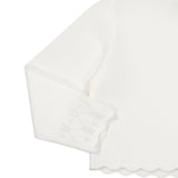 Abel & Lula Coprispalle tinta unita con Ricami Bianco per Bambina 5353 BIANCO ABEL & LULA 
