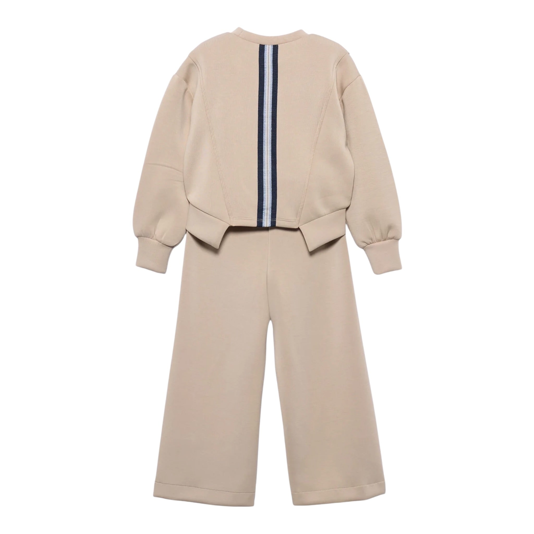 Abel & Lula Completo 2 Pezzi Feloa-Pantalone tinta unita Beige per Bambina 5730X BEIGE ABEL & LULA 