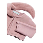 Abel & Lula Coprispalle tinta unita con Pelliccia Rosa per Neonata 5817 ROSA ABEL & LULA 