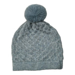 Abel & Lula Cappello tinta unita con Pon Pon Azzurro per Bambina 5915 AZZURRO ABEL & LULA 