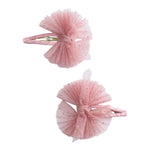 Abel & Lula Set 2 Fermagli tinta unita Rosa per Neonata 5968 ROSA ABEL & LULA 