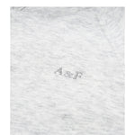 Abercrombie Kids Felpa tinta unita con Cappuccio E Stampa Grigio per Bambina 43AF23 GRIGIO ABERCROMBIE KIDS 