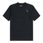 Abercrombie Kids T-Shirt Girocollo tinta unita con Logo Nero per Bambino 93AF15 NERO ABERCROMBIE KIDS 