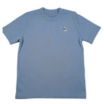 Abercrombie Kids T-Shirt tinta unita con Stampa Azzurro per Bambino WIIWIW AZZURRO ABERCROMBIE KIDS 