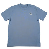 Abercrombie Kids T-Shirt tinta unita con Stampa Azzurro per Bambino WIIWIW AZZURRO ABERCROMBIE KIDS 
