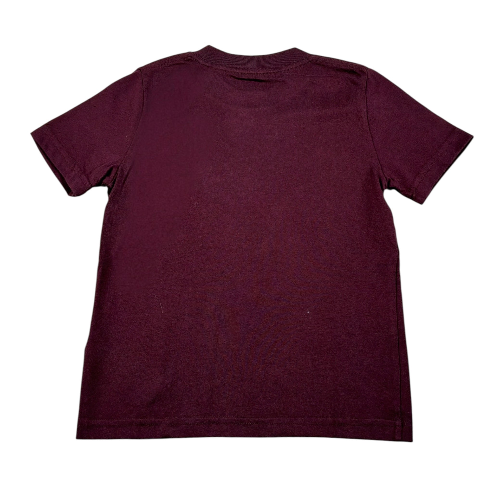 Abercrombie Kids T-Shirt tinta unita con Stampa Bordeaux per Bambino WIIWIW BORDEAUX ABERCROMBIE KIDS 