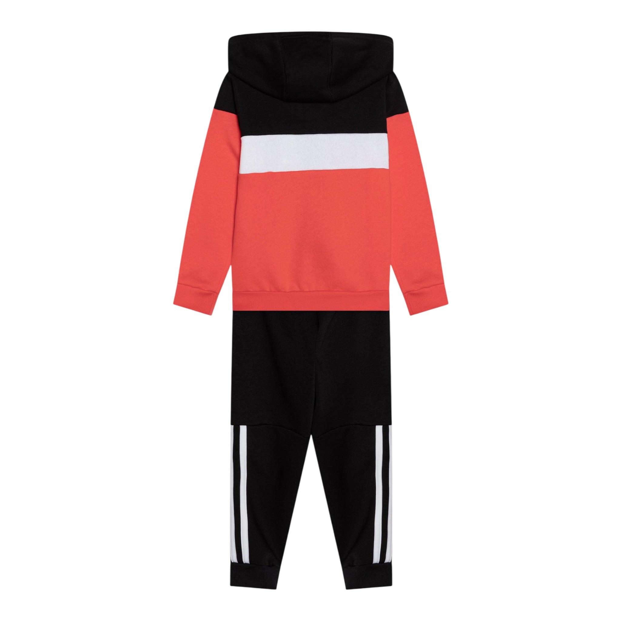 Adidas Completo 2Pz Felpa-Pantalone con Zip Nero per Neonato IW3491 NERO Adidas 