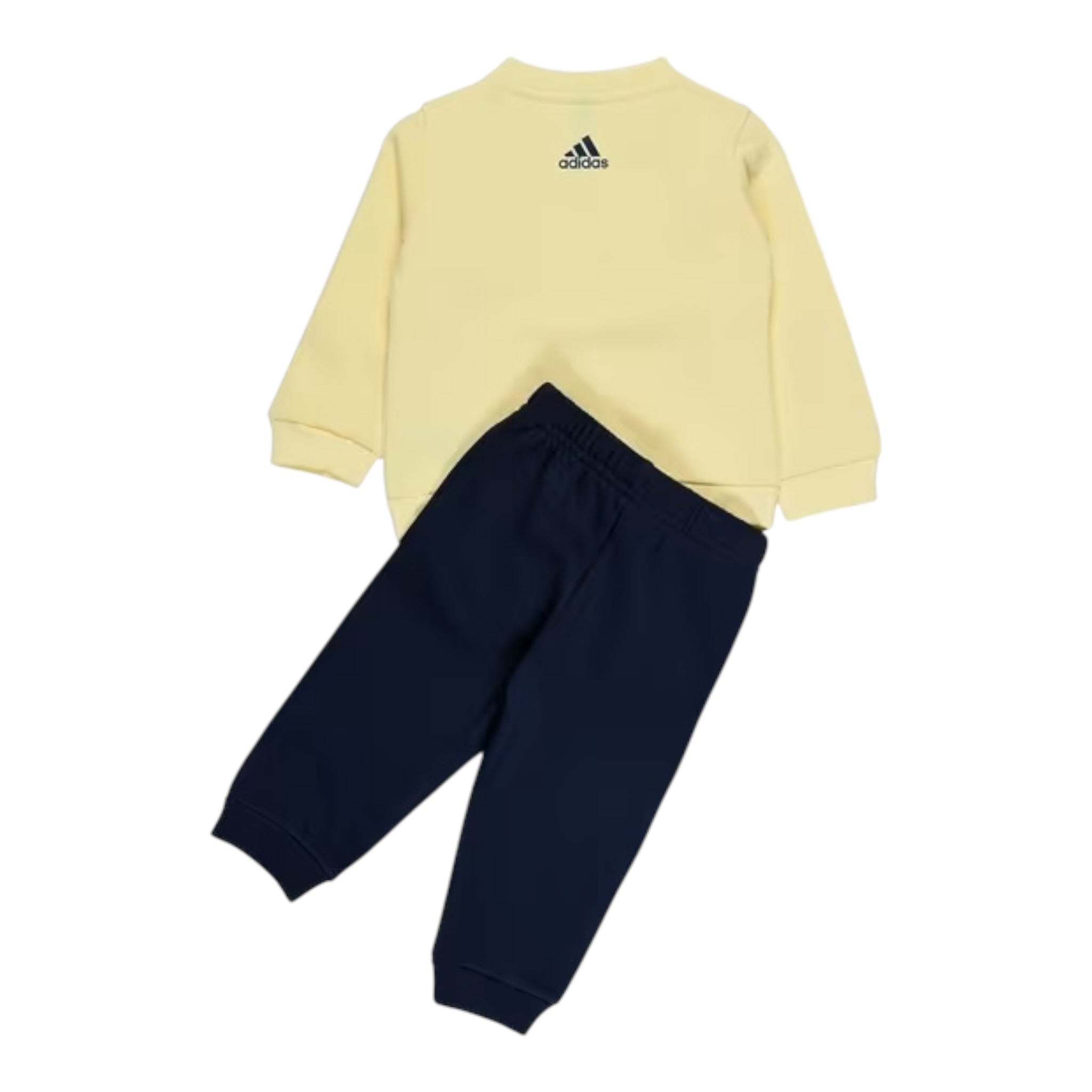 Adidas Completo 2Pz Felpa-Pantalone Giallo per Neonato IZ4970 GIALLO Adidas 