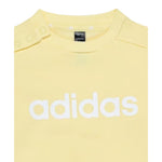Adidas Completo 2Pz Felpa-Pantalone Giallo per Neonato IZ4970 GIALLO Adidas 