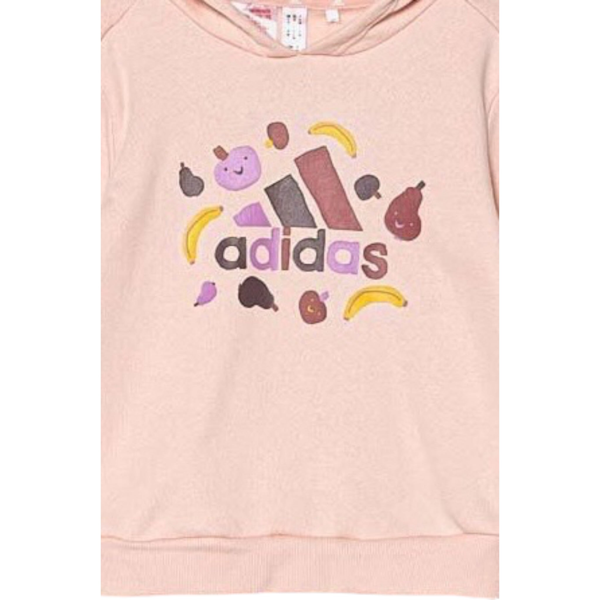 Adidas Completo 2Pz Felpa-Pantalone con Fantasia Rosa per Neonata JF4486 ROSA Adidas 