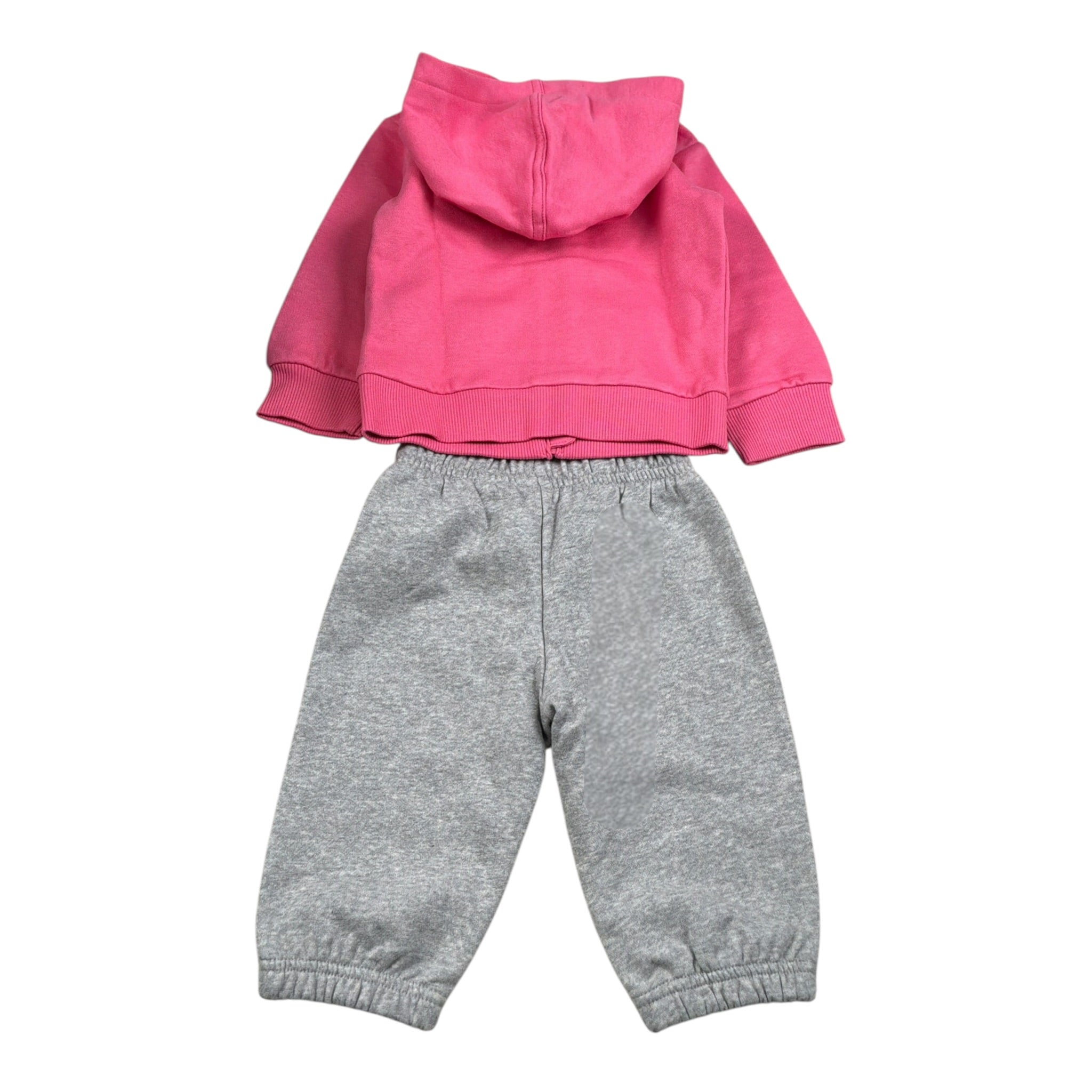 Adidas Completo 2Pz Felpa-Pantalone Rosa per Neonata JM0879 ROSA Adidas 