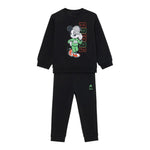 Adidas Completo 2Pz Felpa-Pantalone Nero per Neonato JY3471 NERO Adidas 