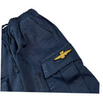 Aeronautica Militare Pantalone tinta unita con Tasconi Blu per Bambino 242PA0001AIRCT3447 BLU AERONAUTICA MILITARE 