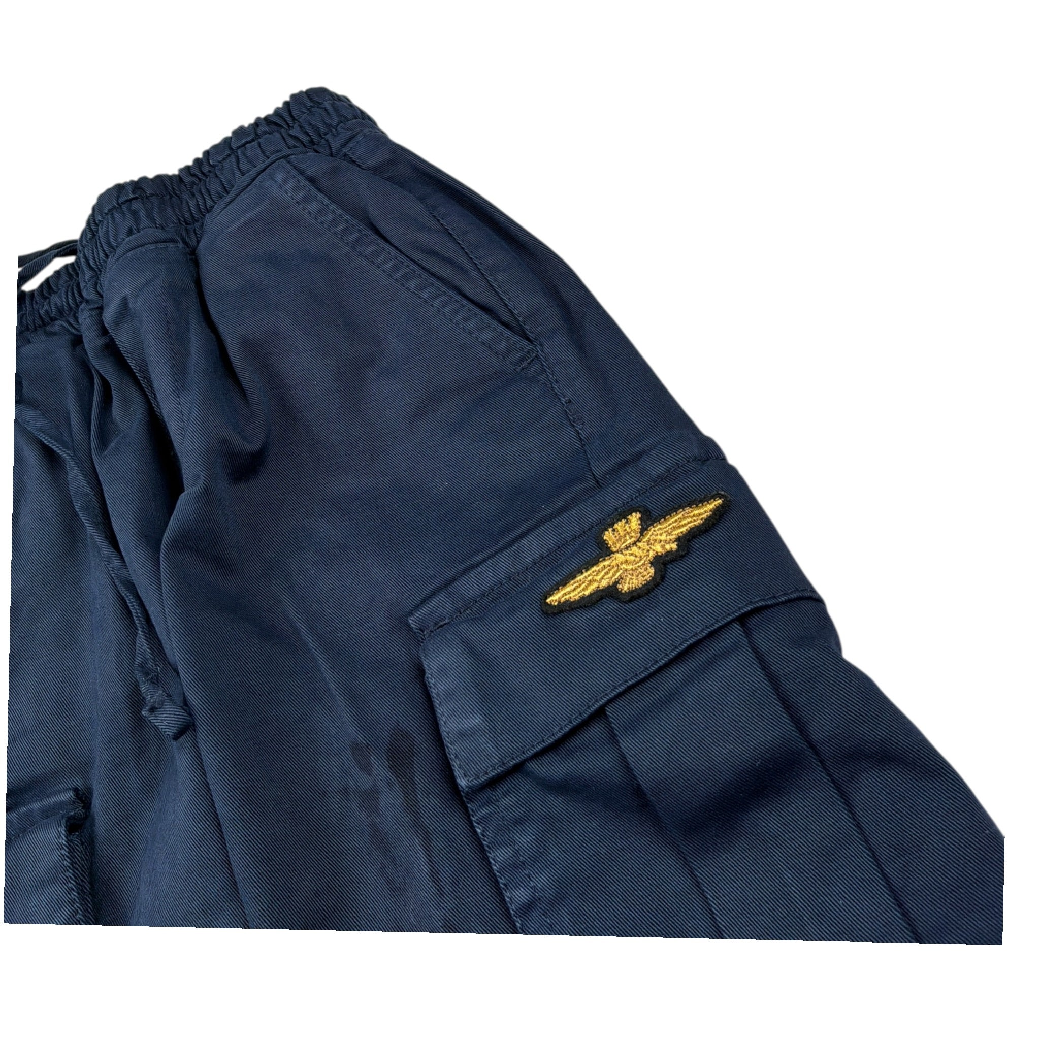 Aeronautica Militare Pantalone tinta unita con Tasconi Blu per Bambino 242PA0001AIRCT3447 BLU AERONAUTICA MILITARE 