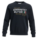 Aeronautica Militare Felpa tinta unita con Stampa Nero per Bambino 242TF0001AJRF758 NERO AERONAUTICA MILITARE 