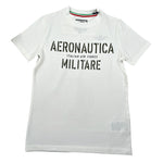 Aeronautica Militare T-Shirt tinta unita con Stampa Bianco per Bambino 242TS0001AJRJ6644 BIANCO AERONAUTICA MILITARE 