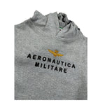 Aeronautica Militare Felpa Chiusa con Cappuccio tinta unita Grigio per Bambino 252FE0046AJ GRIGIO AERONAUTICA MILITARE 
