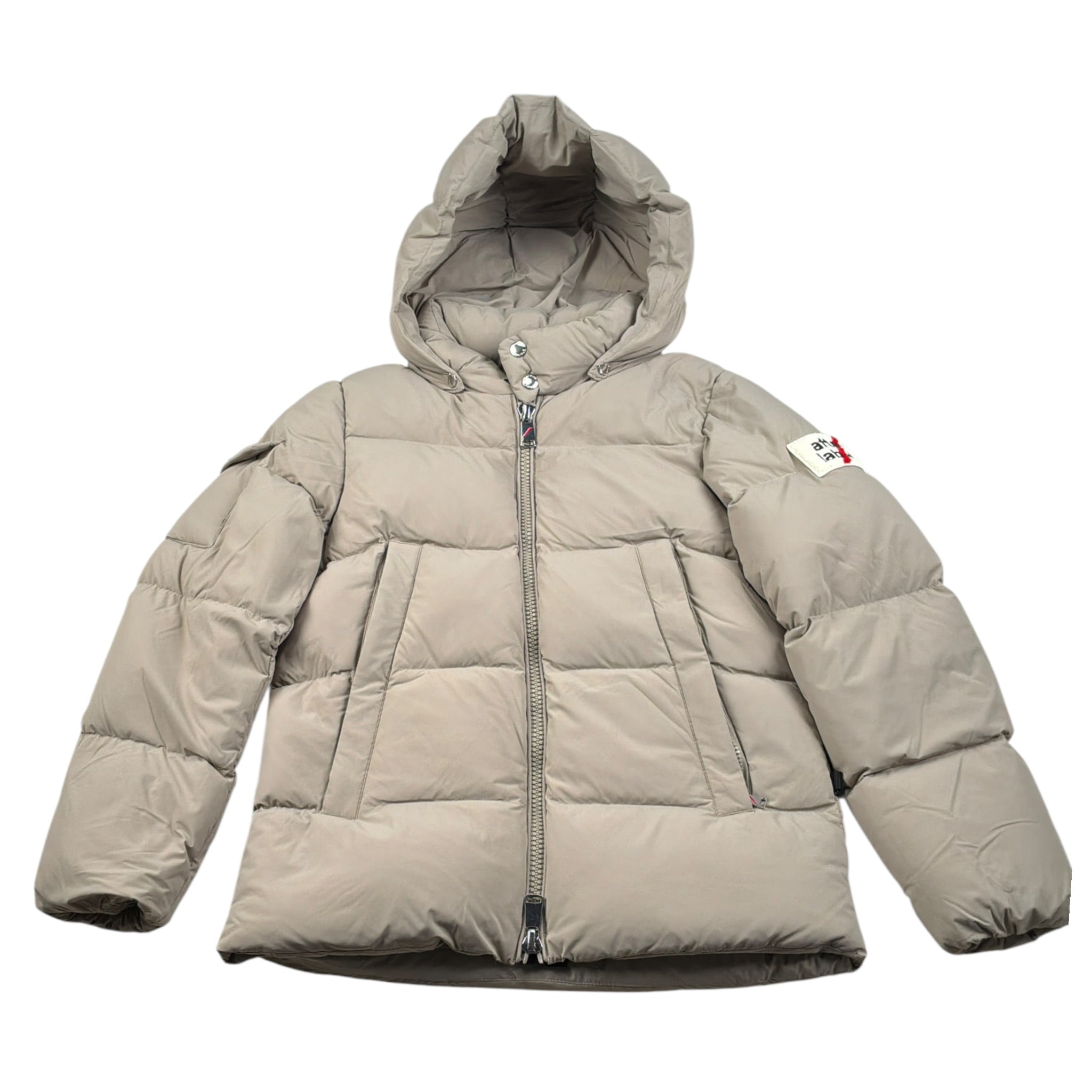 After Label Giubbino tinta unita con Cappuccio Beige per Bambino 3431O00025 BEIGE AFTER LABEL 