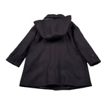 Aletta Cappotto tinta unita con Cappuccio Blu per Neonato M220434N BLU ALETTA 