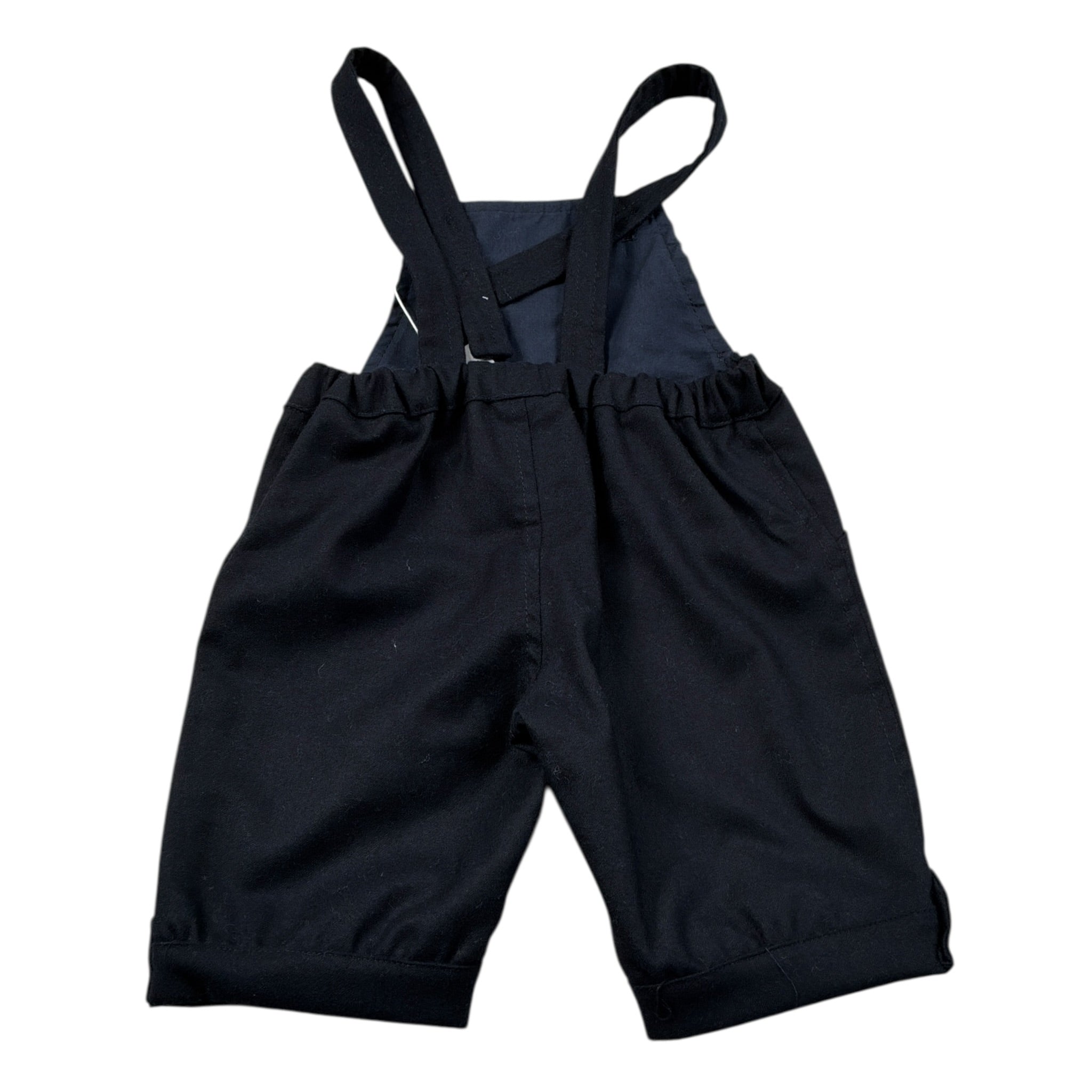 Aletta Salopette tinta unita Blu per Neonato RM88 BLU ALETTA 