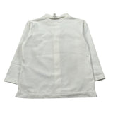 Aletta Camicia Manica Lunga tinta unita Collo Coreano Panna per Neonato RZ22642 PANNA ALETTA 