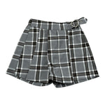 Alice Pi Short tinta unita con Fantasia A Quadri Grigio per Bambina 2406 GRIGIO ALICE PI 