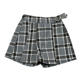 Alice Pi Short tinta unita con Fantasia A Quadri Grigio per Bambina 2406 GRIGIO ALICE PI 