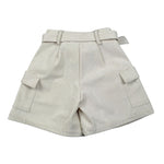 Alice Pi Short tinta unita con Cintura Beige per Bambina 2417 BEIGE ALICE PI 