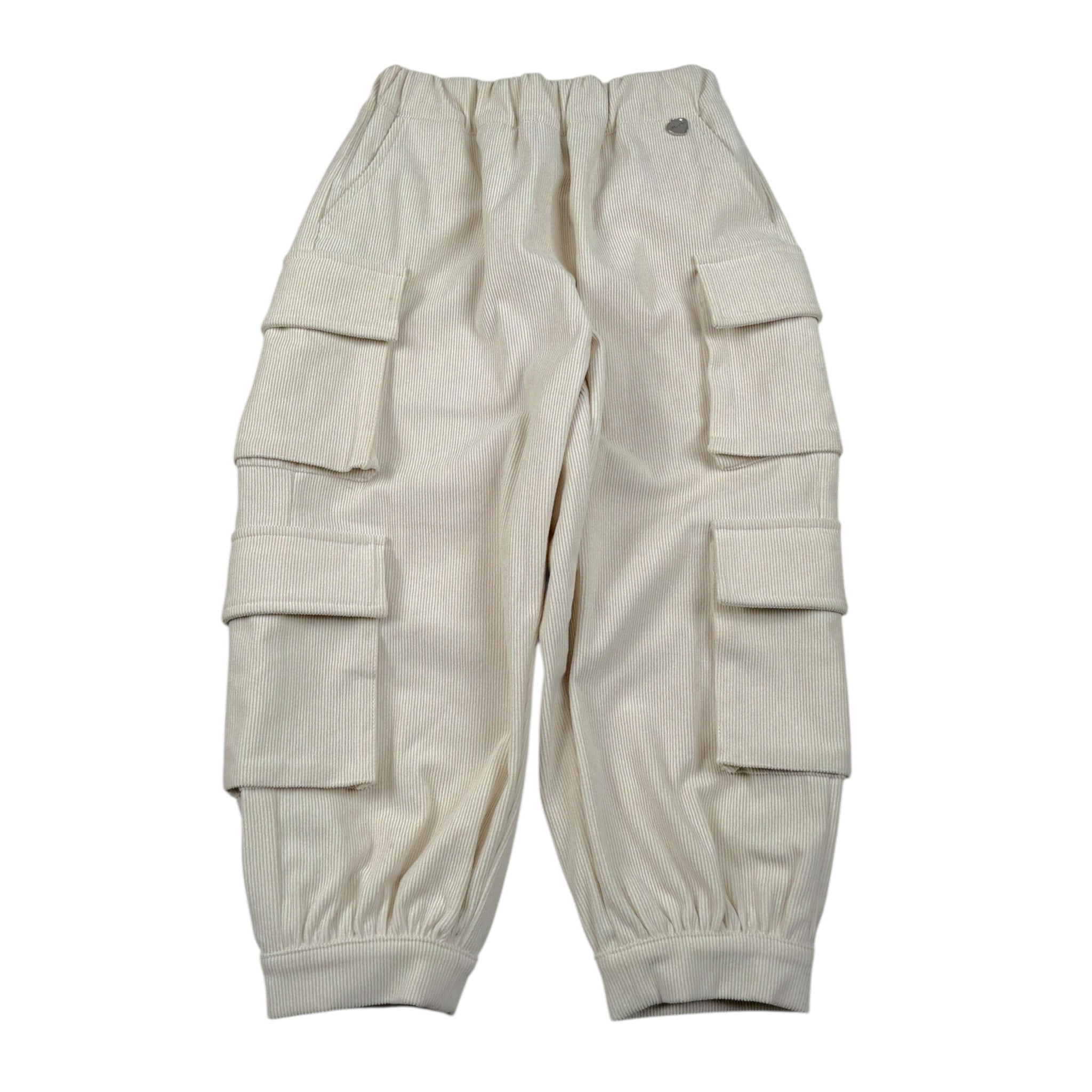 Alice Pi Pantalone Tinta Unuta Beige per Bambina 2428 BEIGE ALICE PI 