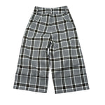 Alice Pi Pantalone tinta unita con Fantasia A Quadri Grigio per Bambina 2499 GRIGIO ALICE PI 