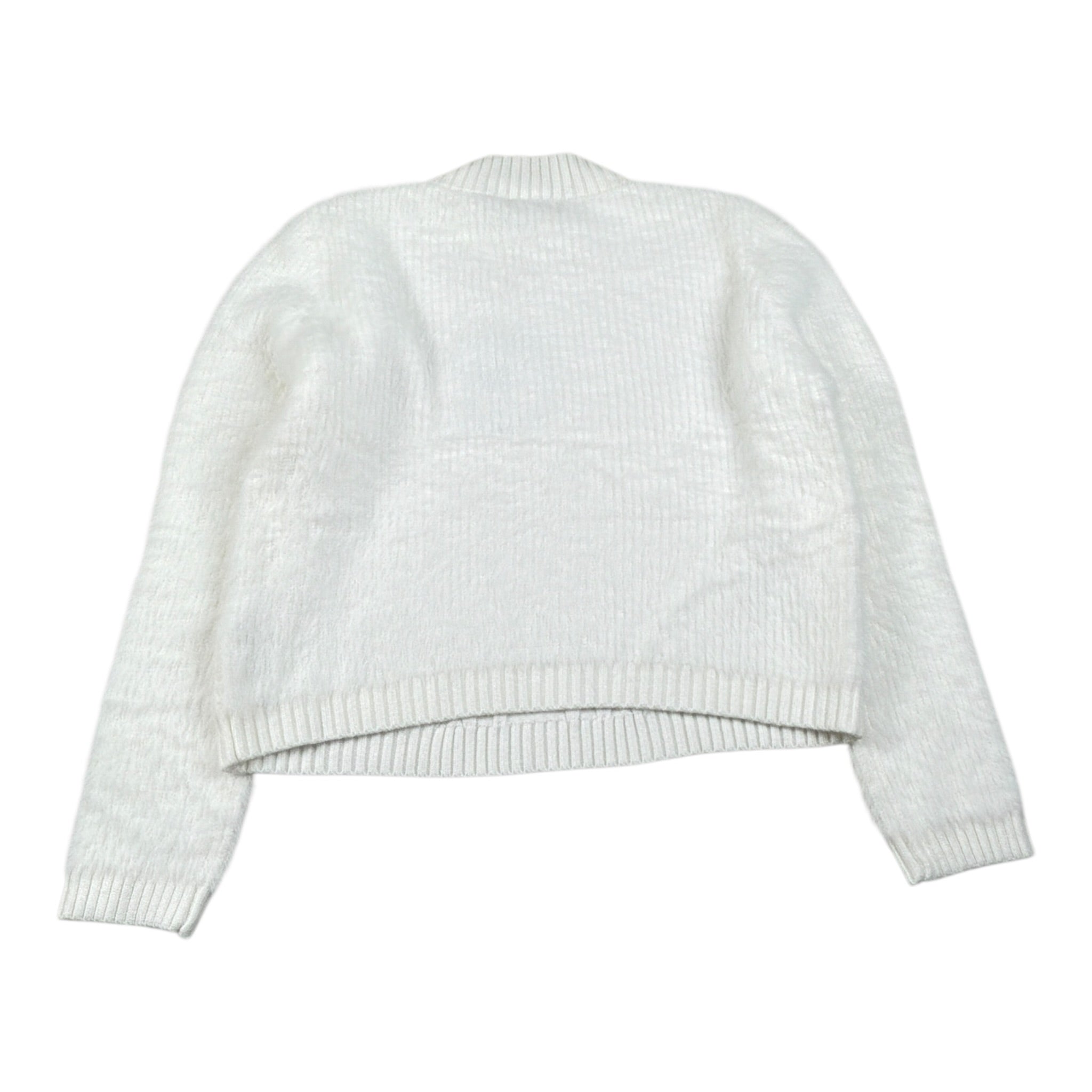 Alice Pi Maglia tinta unita con Trecce Bianco per Bambina 2834 BIANCO ALICE PI 