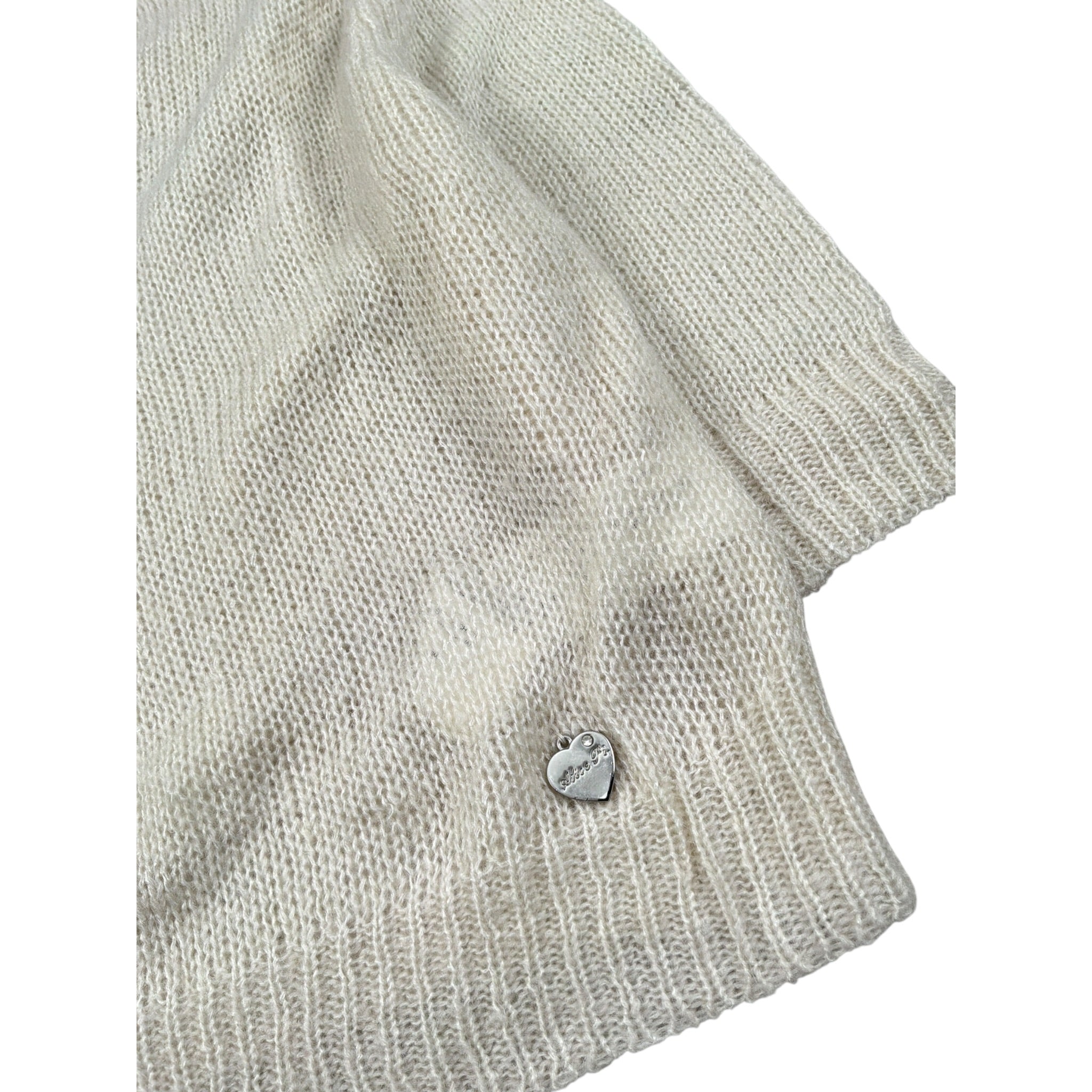 Alice Pi Maglia tinta unita Girocollo Panna per Neonata 2842 PANNA ALICE PI 