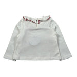 Alice Pi Shirt tinta unita con Colletto Bianco per Neonata W231601 BIANCO ALICE PI 