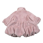 Allegra Cappotto tinta unita Pellicciotto Rosa per Neonata A0537A ROSA ALLEGRA 
