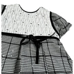 Amaya Abito Mezza Manica Stampa Fantasia Bianco/Nero per Neonata 621110 BIANCO/NERO AMAYA 