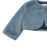 Ambaraba' Coprispalle In Pelliccia tinta unita Azzurro per Bambina FF38030J AZZURRO AMBARABA' 