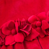 Ambaraba' Abito Cerimonia In Velluto Rosso per Bambina FF38117 ROSSO AMBARABA' 