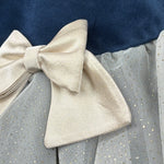 Ambaraba' Abito Cerimonia Bicolore con Tulle Blu per Neonata FF40023 BLU AMBARABA' 