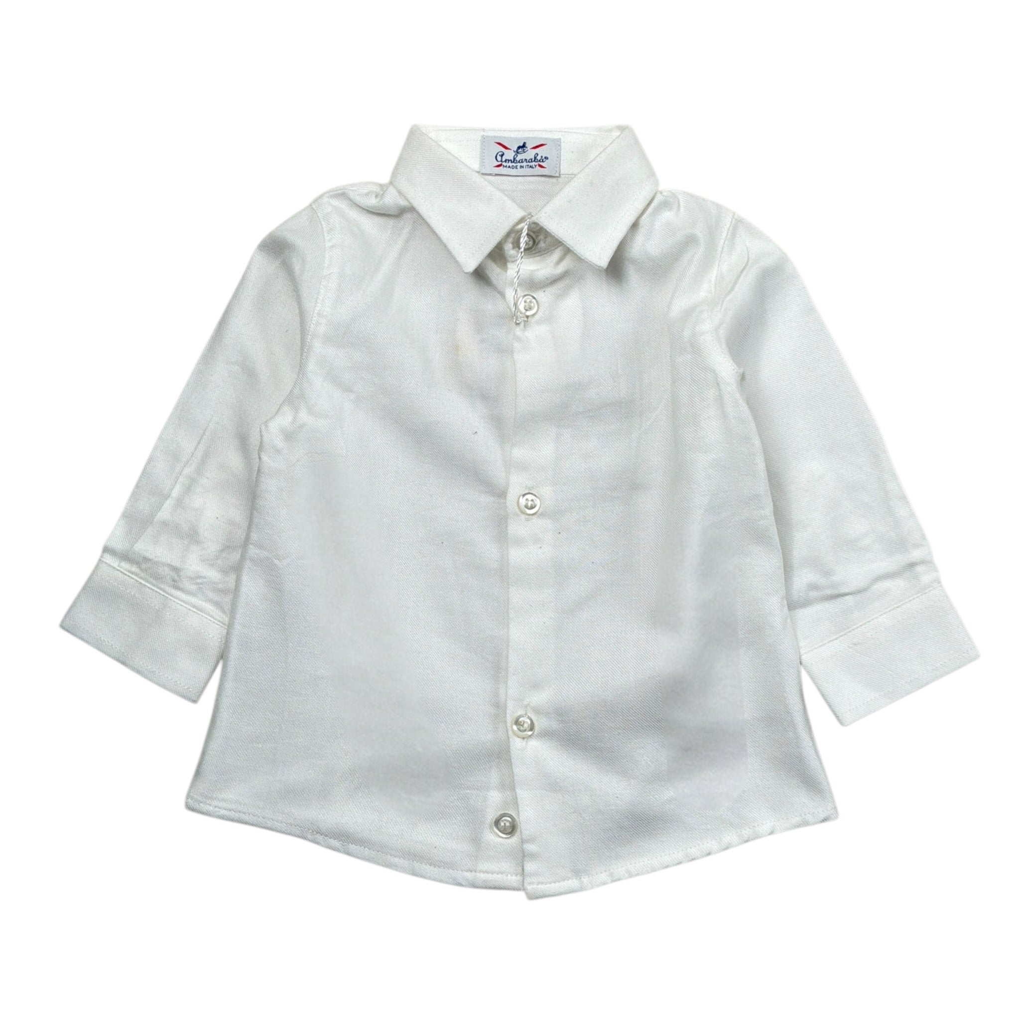 Ambaraba' Camicia tinta unita Bianco per Neonato FM34091 BIANCO AMBARABA' 