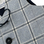Ambaraba' Gilet tinta unita con Fantasia Azzurro per Neonato FM34099 AZZURRO AMBARABA' 
