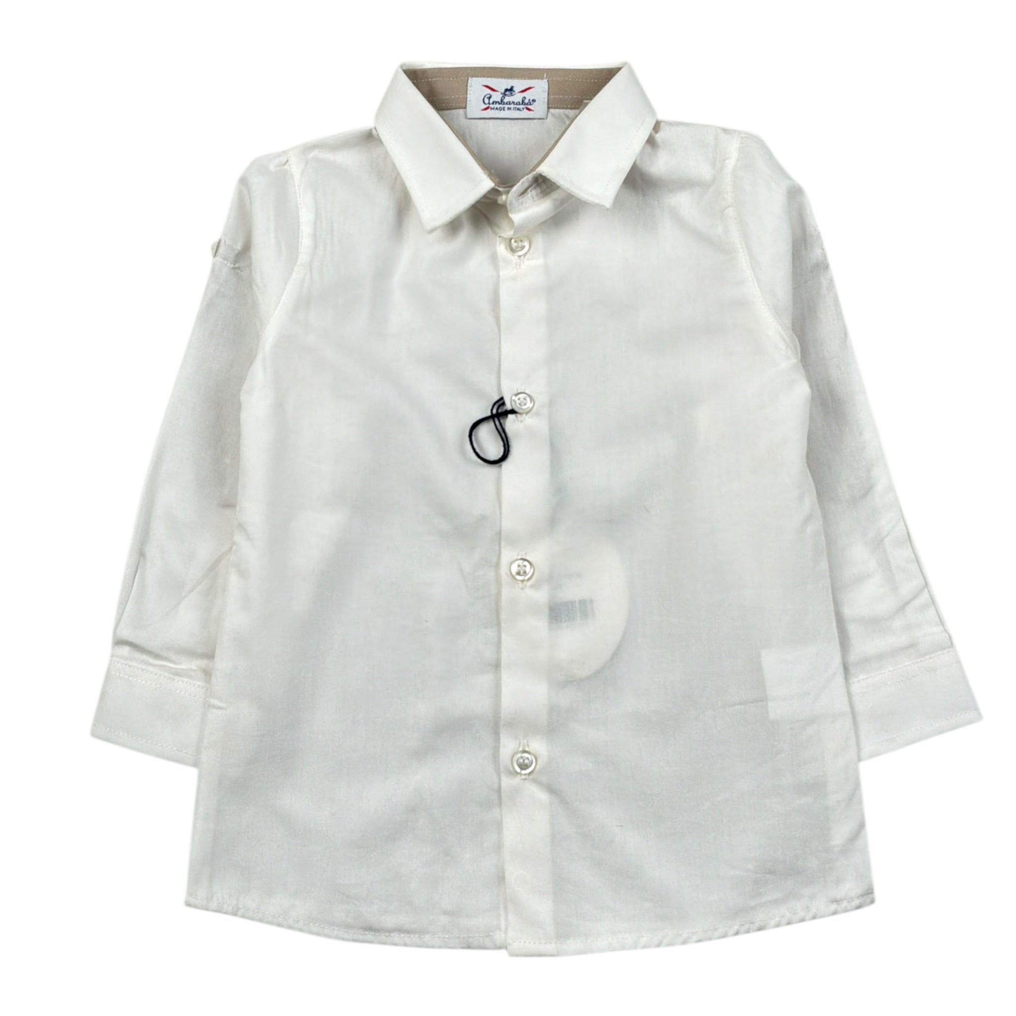 Ambaraba' Camicia tinta unita Bianco per Neonato FM35063 BIANCO AMBARABA' 