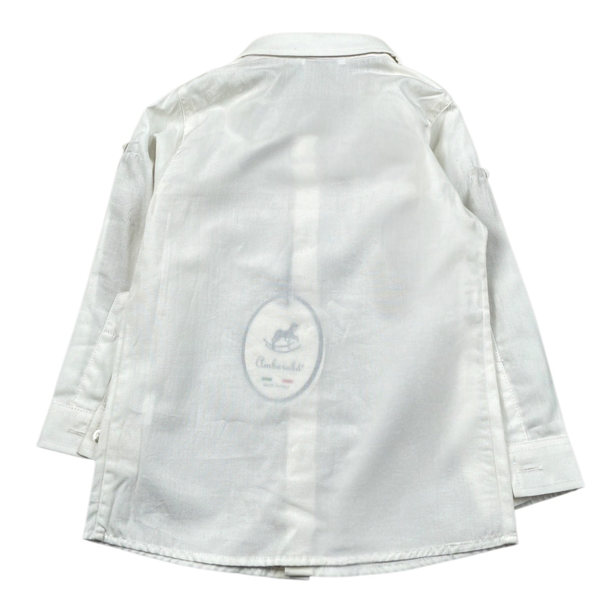 Ambaraba' Camicia tinta unita Bianco per Neonato FM35063 BIANCO AMBARABA' 