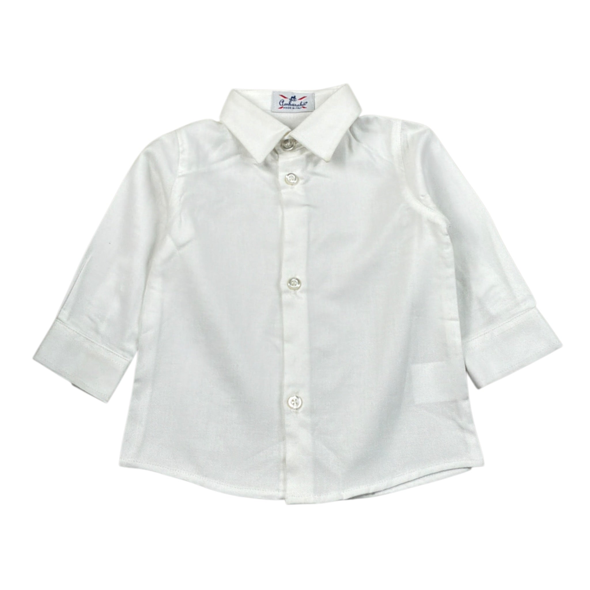Ambaraba' Camicia tinta unita Bianco per Neonato FM36059 BIANCO AMBARABA' 