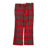 Ambaraba' Pantalone tinta unita con Fantasia Scozzese Rosso per Neonato FM36077 ROSSO AMBARABA' 