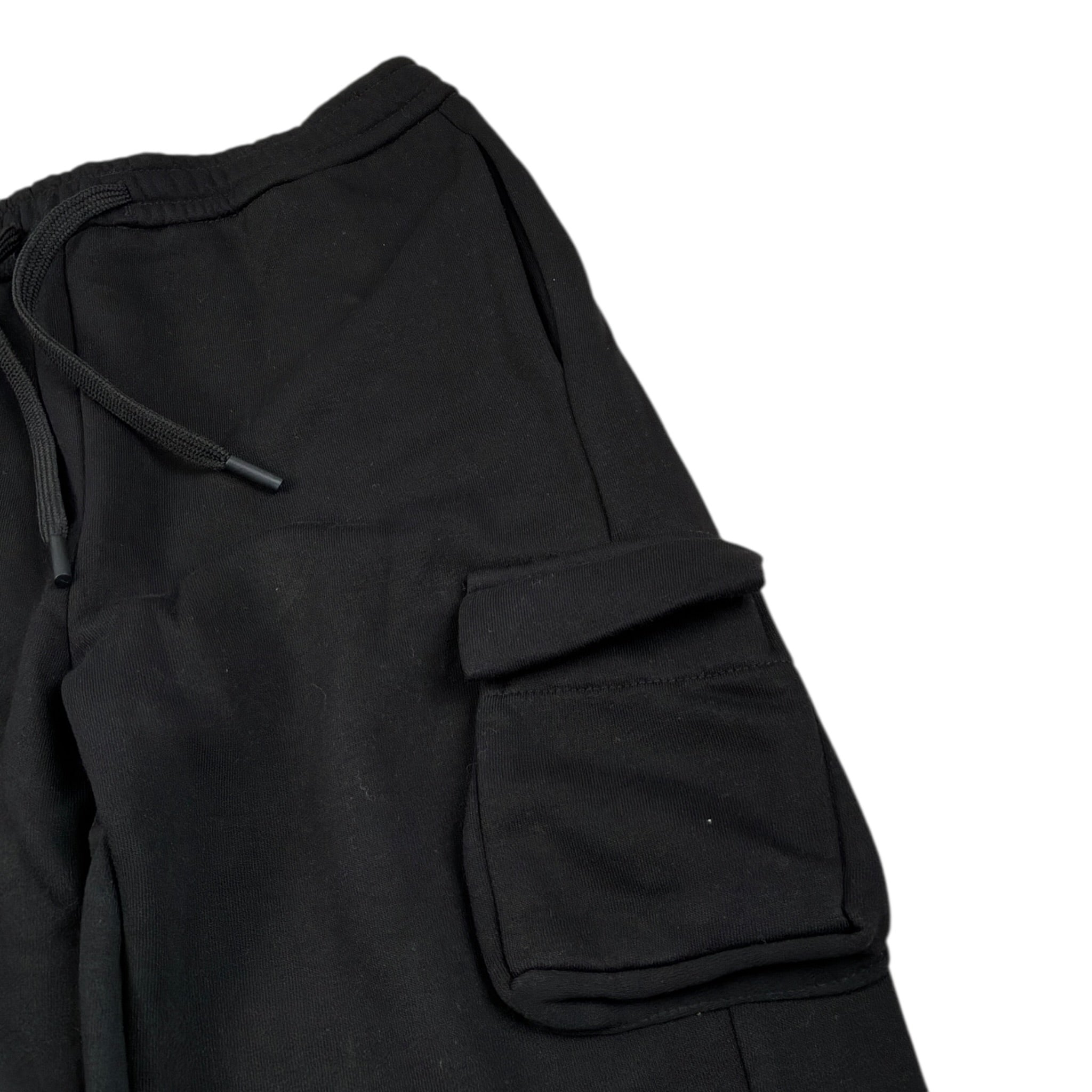 Amiuni Pantalone Modello Tuta tinta unita Nero per Bambina AG802025 NERO AMIUNI 