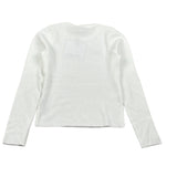 Amiuni Maglia tinta unita Girocollo Bianco per Bambina AG807925MG BIANCO AMIUNI 