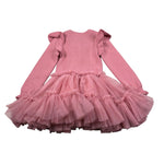 Angel'S Face Abito Manica Lunga tinta unita con Gonna Tulle Rosa per Neonata BLISSN ROSA ANGEL'S FACE 
