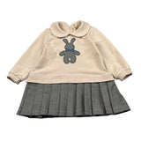 Angel'S Face Abito Manica Lunga Bicolore Beige per Bambina FL6654 BEIGE ANGEL'S FACE 